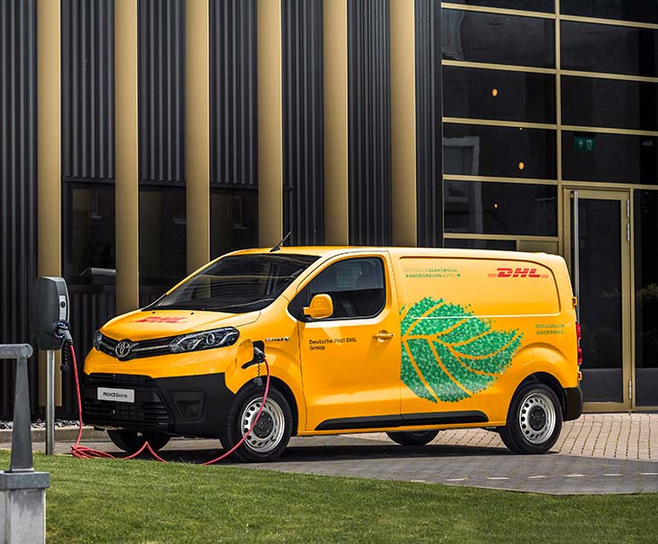 toyota proace electric dhl toyota2021