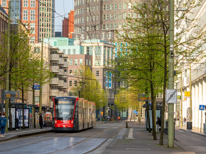 Tram in Den Haag.